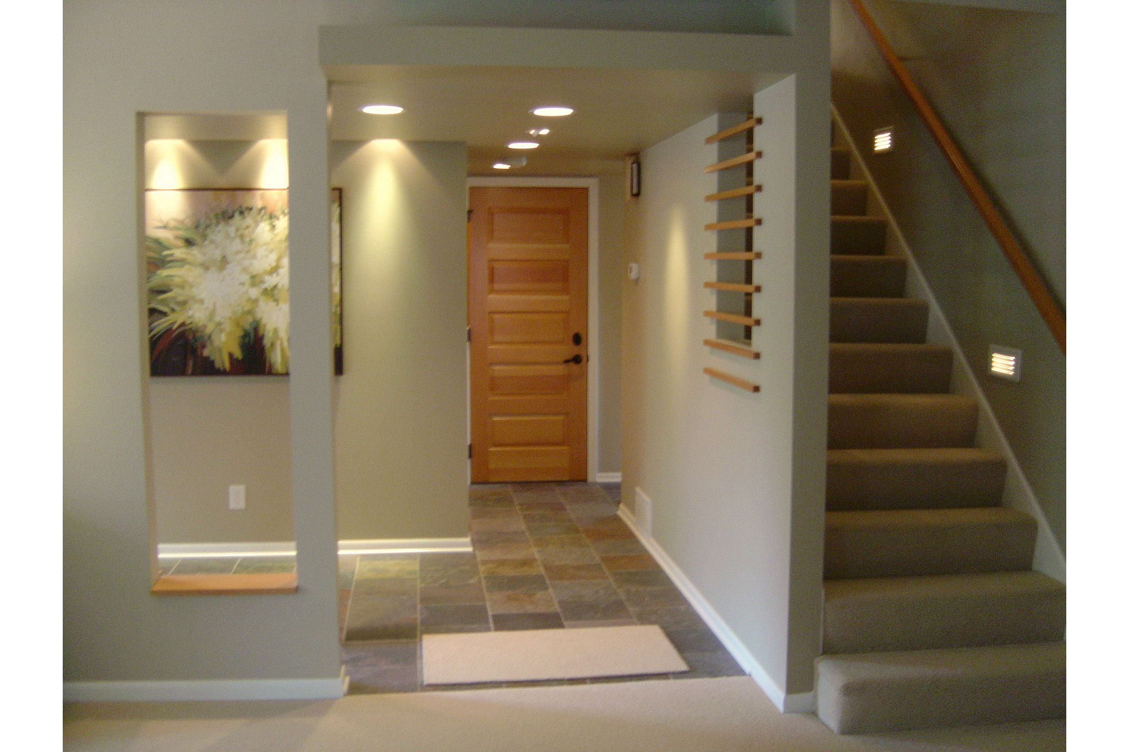 Remodeled Front Entry & Stair