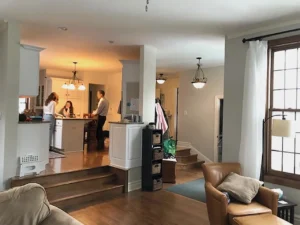 Original Kitchen & Back Entry from Family Room