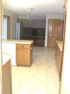 Kitchen from Dining Room Doorway