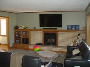 Original Fireplace Wall